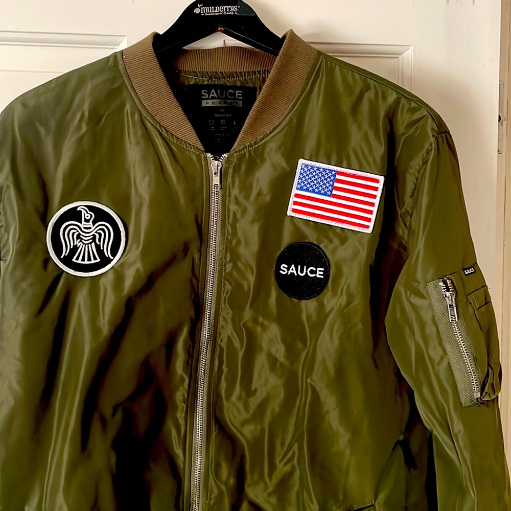 ‘Sauce Hockey’ Custom Flight Jacket